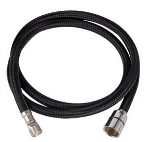 Manguera de acero inoxidable Conector para inodoro CUPC, -1/2 Rosca de compresión hembra X 7/8 Rosca de cangrejo hembra